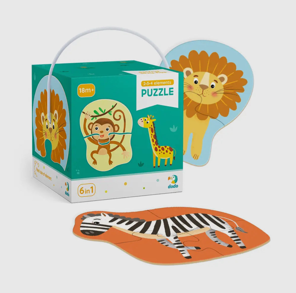 Klassisches Puzzle baby 18M 6in1