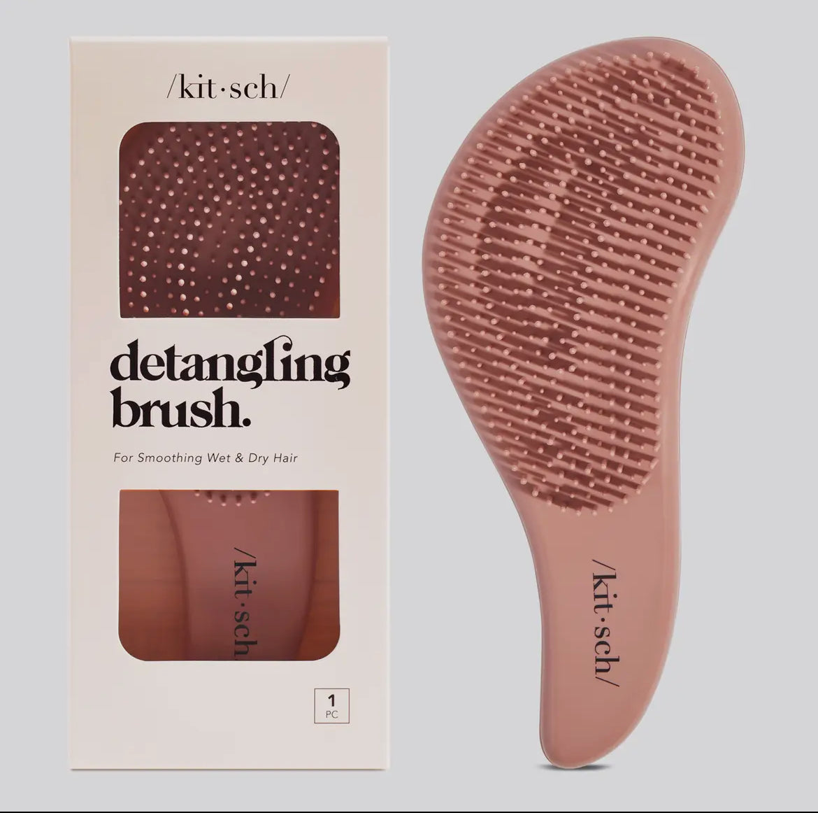 Kitsch Haarbürste Terrakotta